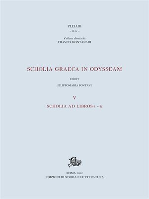 cover image of Scholia graeca in Odysseam, V